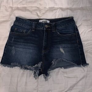 Pink Victoria’s Secret jean shorts